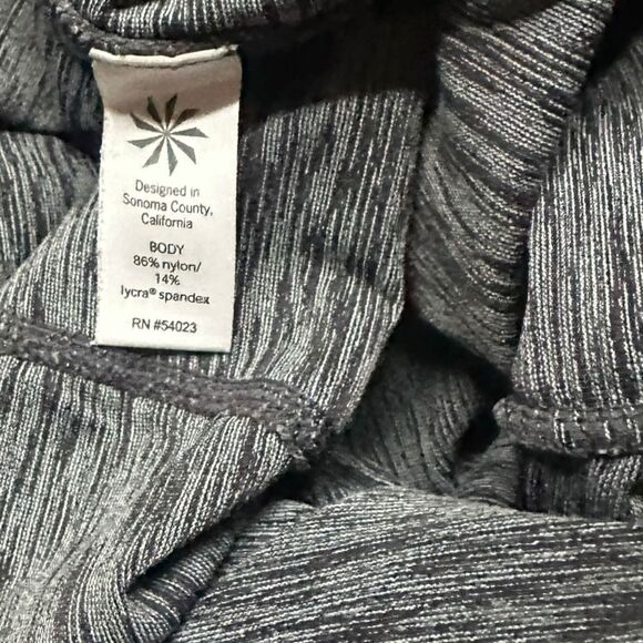 ATHLETA Women’s Gray High Rise Cutout Chaturanga Legging Size Medium Style #4574 - Picture 6 of 8